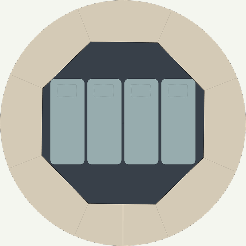 Middle-Bell 3.6-couchage